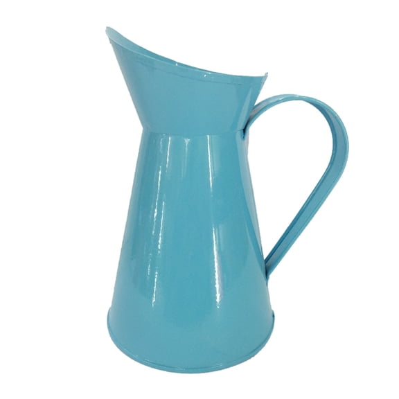 METAL JUG VASE FLOWER WEDDING DECOR - Blue