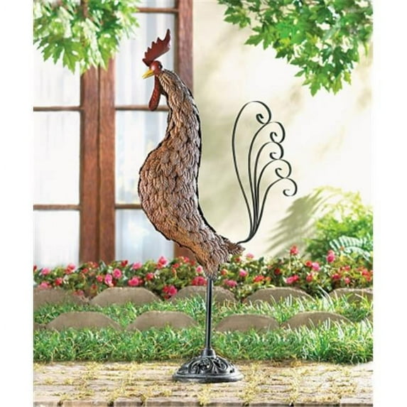 METAL SCULPTURE ROOSTER