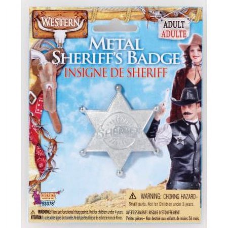 METAL SHERIFF BADGE