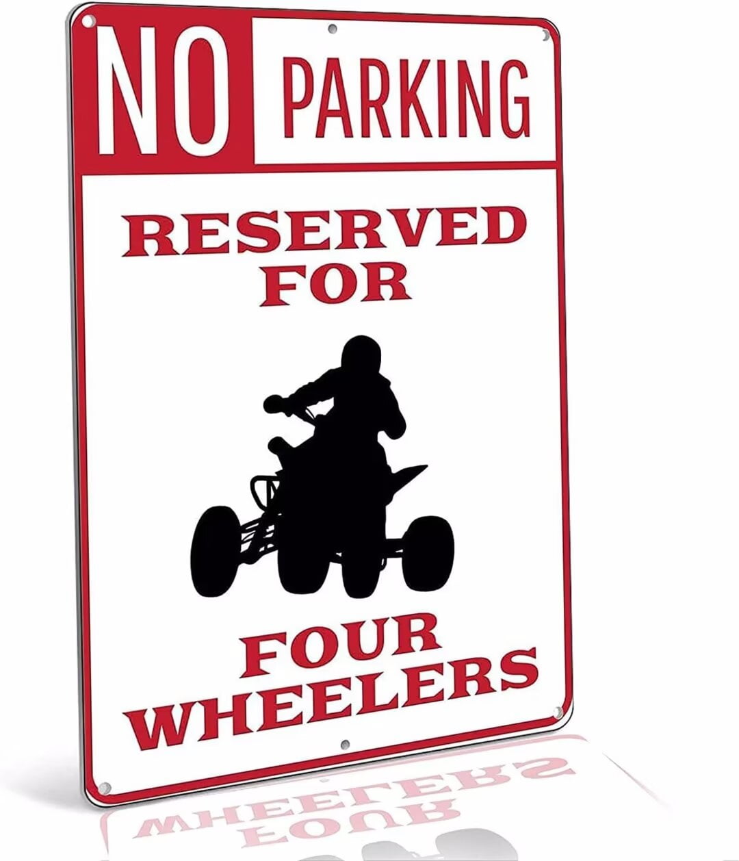 Mini Quad Sign METAL SIGNS Four Wheeler Parking Sign Four Wheeler Sign ATV Sign Metal ...