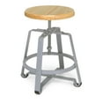 thumbnail image 1 of Best 25"Adjustable height spindle stool with maple finish seat BEF1576253, 1 of 3