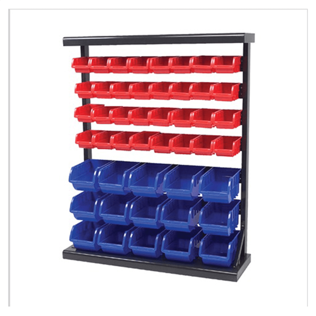 METAL STORAGE RACK W/PLASTIC STORAGE BINS Sansujyuku sansujyuku.com