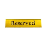 Gold Metal Tabletop Reserved Sign, by Way To Celebrate - Walmart.com