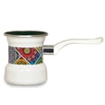 thumbnail image 1 of METALAC Sultana Enamel Turkish Coffee Pot 23.7 fl oz (700 ml) Cezve with Ergonomic Handle, 1 of 3