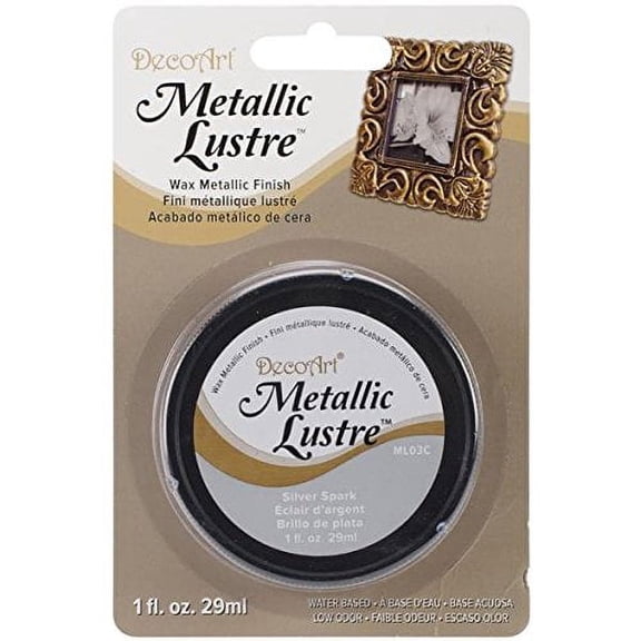 METALLIC LUSTRE 1OZ SILVER SPARK CDD