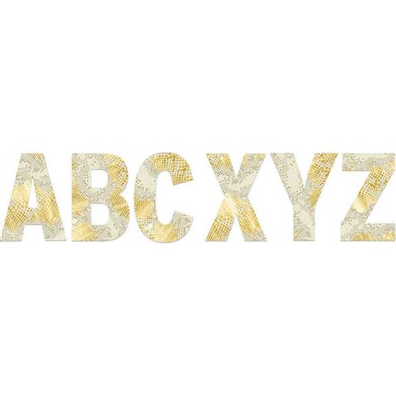 METALLIC REPTILE 7" LETTERS DEC