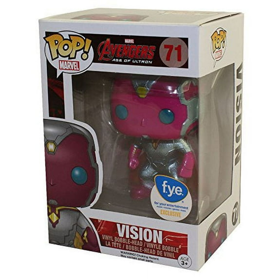 Funko POP Marvel Avengers Age of Ultron Vision 71 Vinyl Bobble Head Figure