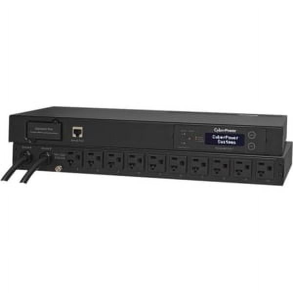 METERED ATS PDU 120V 20A 2 L5-20P 1U LCD 10R 5-20R 10FT CORDS