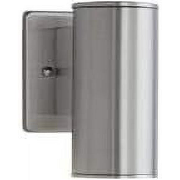 METERO Home Decorators Collection Brushed Nickel Outdoor LED Sconce