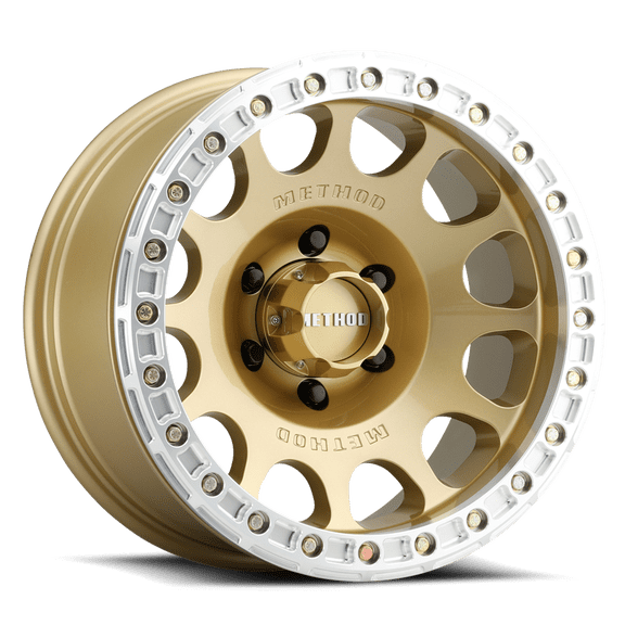 METHOD RACE MR105 V3 17X9 6X5.5 -38ET 130.81CB GOLD WHEEL