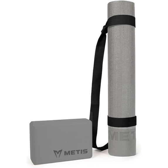 METIS Yoga Equipment Set – Non-Slip Mat & Accessories – Ideal for Beginners & Experienced Yogis – Eco-Friendly & Durable