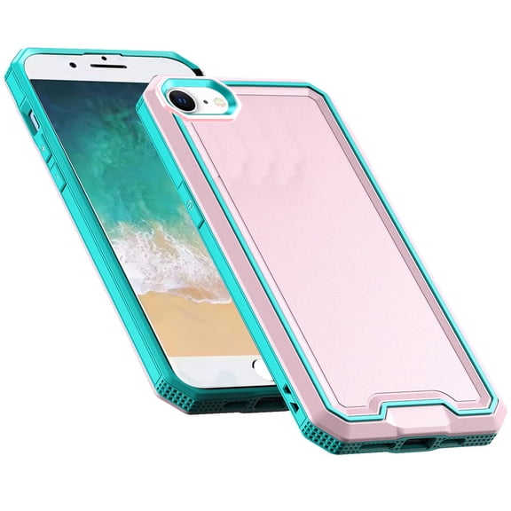 METKASE For iPhone 16E / SE4 Rank Tough Strong Modern Fused Hybrid - Light Pink