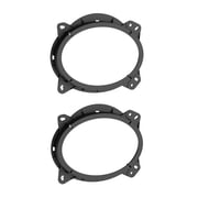 Metra 82-8146 6x9 Aftermarket Speaker Bracket Adapter, Fits Toyota 2002 and up, Durable ABS, Black, Pair Pack