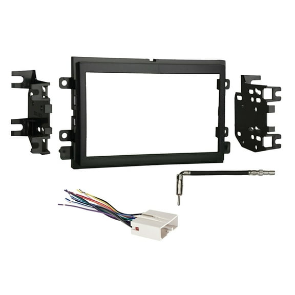 Metra 95-5812 2-DIN Dash Kit + Harness + Antenna Adapter for Select Ford/Mercury