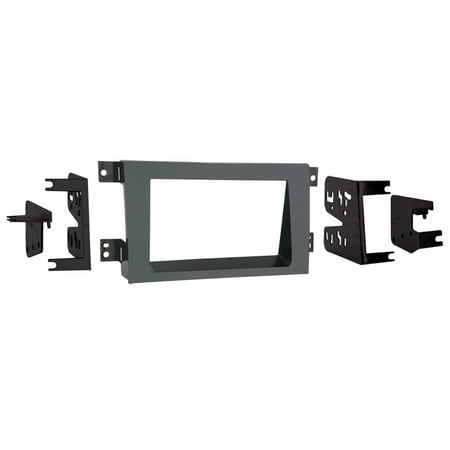 Metra - Dash Kit for Select 2009-2014 Honda Ridgeline DDIN - Gray