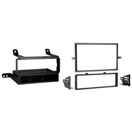 Metra - Dash Kit for Select 1996-2019 Nissan Infiniti Frontier Xterra Titan Pathfinder DIN DDIN - Black