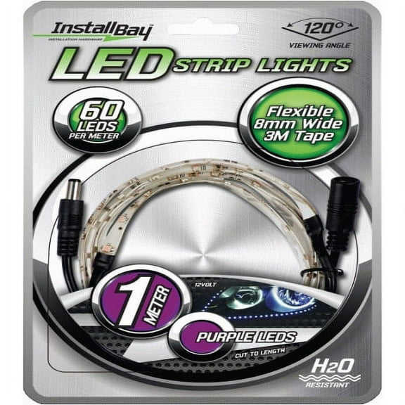 METRA / THE-INSTALL-BAY / FISHMAN 1 Meter LED Strip Light Purple 1MPP Multi-Colored