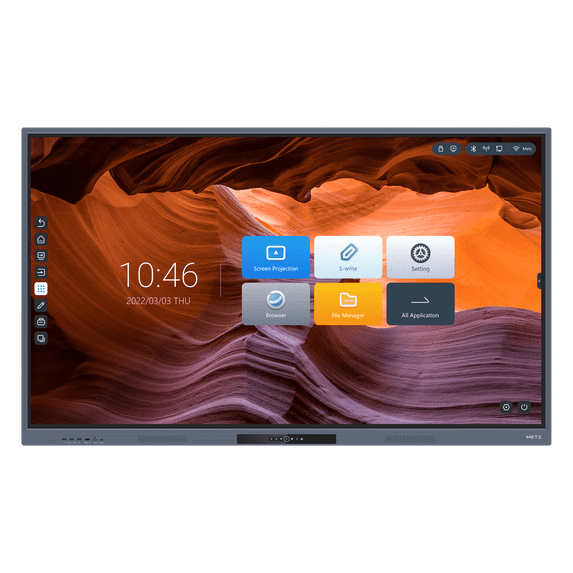 METZ Interactive Display 65 Inch H-Series: 4K UHD, 20-Point Touch, DisplayPort, HDMI - Ultimate Interactive Display Solution