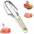 thumbnail image 1 of MEUDQU 2024 Watermelon Cutter, 3-in-1 Watermelon Fork Slicer Cutter Stainless Steel Watermelon Windmill Cutter, 3 In 1 Summer Watermelon Cutting Tool Fork Slicer Knife Set for Home, 1 of 9