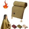 thumbnail image 1 of MEUDQU Portable Heated Shawl, Heated Shawl Wraps for Women, Portable Soft Zipper Electric Heated Blanket Shawl, 3 Heating Levels, USB Heated Blanket Shawl, 1 of 10