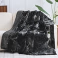 thumbnail image 1 of MEUDYT Electric Heated Blanket, 50.1"x60.1" Heating Blanket for Adult, Soft Flannel & Sherpa, 10 Heating Levels & 1-8 Hours Auto off, Black, 1 of 8