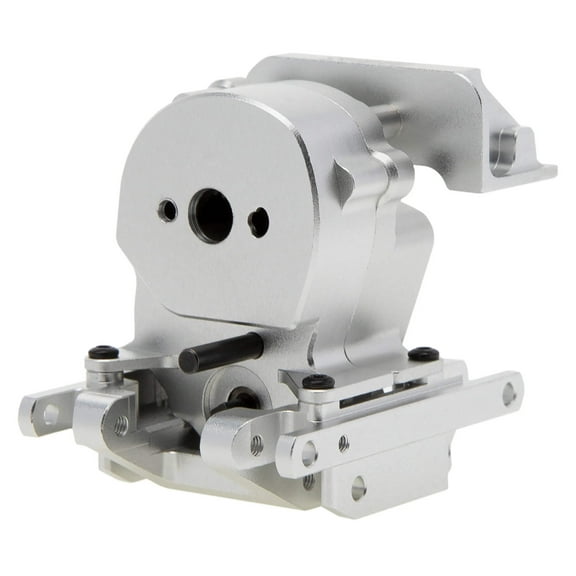 MEUS Racing Aluminum Dual Speed Gearbox Gearbox High Speed 15.7:1 Low Speed 56.6:1 for TRAXXAS 1/18 TRX4M Crawlers Upgrade Parts - SILVER