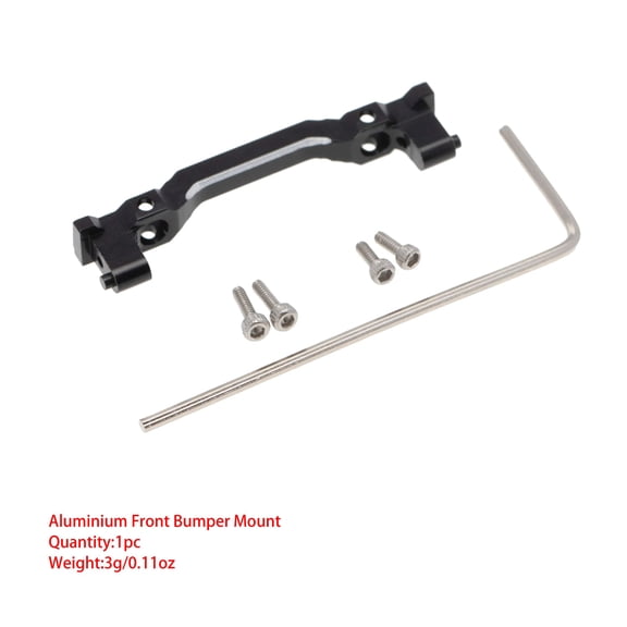 MEUS Racing NEW Front Bumper Mount Crossmember Crash Barrier Frame Fixed Seat for 1/24 Axial SCX24 90081 RC Car parts