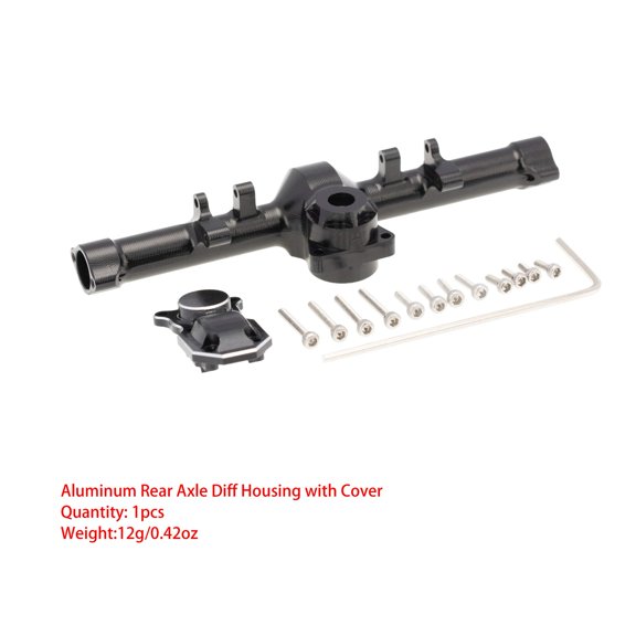 MEUS Racing Rear Axle Housing Cover with Back Cover for 1/24 Axial SCX24 (Rear axle)