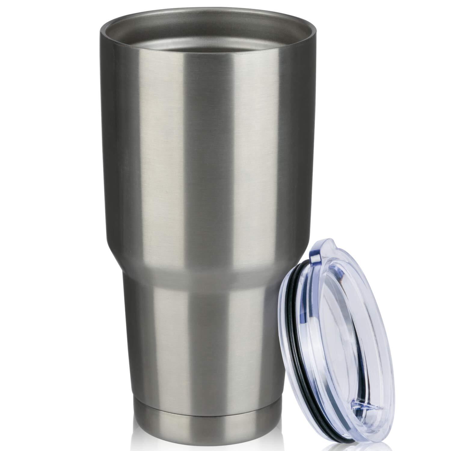  Beast 30 oz Tumbler Stainless Steel Vacuum Insulated Coffee Ice  Cup Double Wall Travel Flask (Stainless Steel) : Home & Kitchen