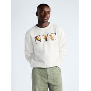 Men's New York Graphic Cotton Sweatshirt, Sizes S-2XL