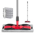 thumbnail image 1 of MEXERRIS Microfiber Floor Mop for Hardwood Cleaning 360 Rotating Dust Wet Mop with Aluminum Extended Handle, 4 Reusable Washable Mop Pads Cloth and 1 Scraper, 1 of 6