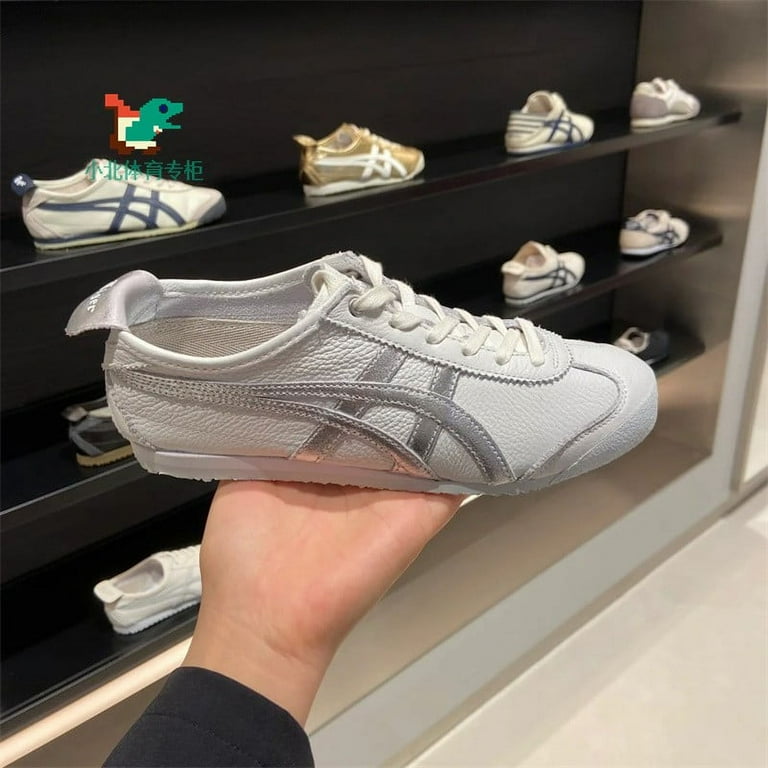 MEXICO66 Silver men s and women s casual retro little white shoes D508K 0193 Walmart