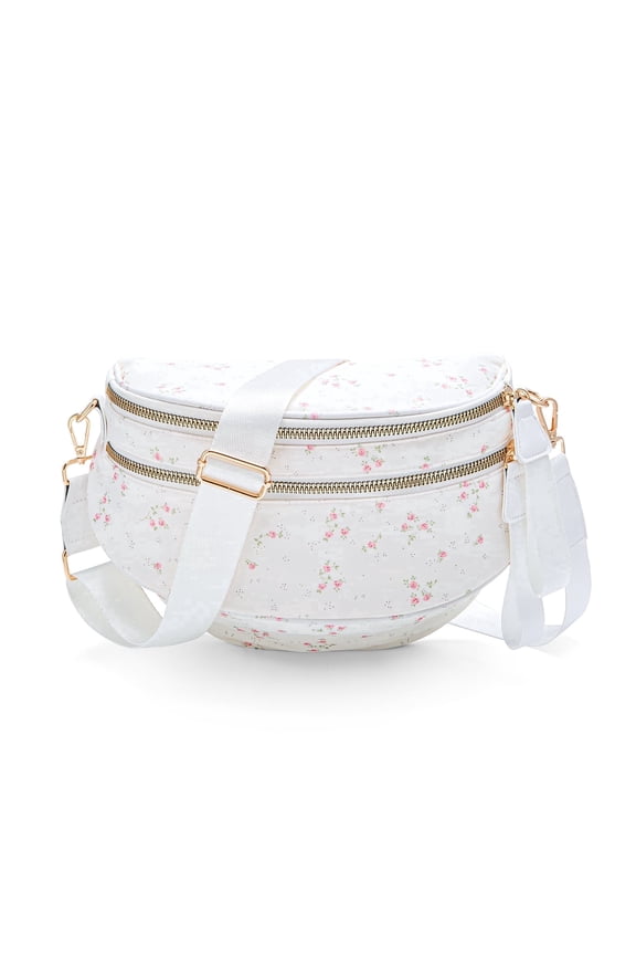 Bum Bag for Women Crossbody Bags Fanny Packs Sling Belt Purse Waist Chest Shoulder Bag