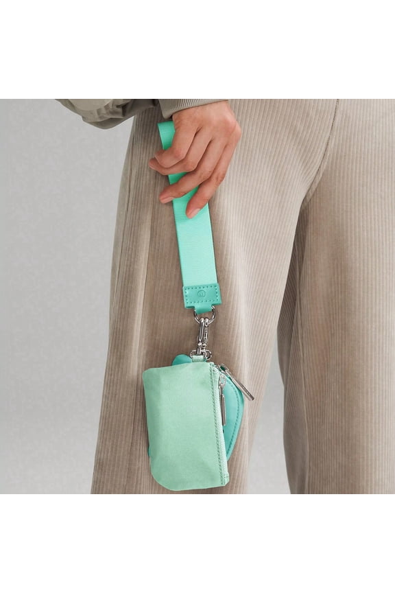 Mini Zip Around Wristlet Wallets for Women -KeyChain Wallet with Detachable Dual Pouch Wristlet -Key Chain Coin Purse Small Wallets