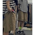 thumbnail image 1 of MEXZT Streetwear Pure Cotton Shorts Women Harajuku Oversized Cargo Shorts Summer Korean Black White Wide Leg Sports Short Pants, 1 of 6