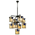 thumbnail image 1 of MEYDA 123938 32 in. W Hyde Park T Mission 9 Light Chandelier, 1 of 5