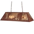 thumbnail image 1 of MEYDA 128028 42 in. L Quail Hunter with Dog Oblong Pendant, 1 of 1