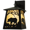thumbnail image 1 of MEYDA 133427 7.5 in. W Bear At Dawn Hanging Wall Sconce, 1 of 1