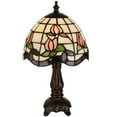 thumbnail image 1 of MEYDA 136921 12 in. H Roseborder Mini Lamp, 1 of 1