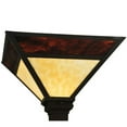 thumbnail image 1 of MEYDA 50436 13.25 in. Square Plain Mission Replacement Shade, 1 of 1