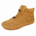 thumbnail image 1 of MEYSE Men's Ankle Winter Boots Faux Fur Lining Waterproof Warm Snow Boots Booties with Memory Foam, 1 of 5