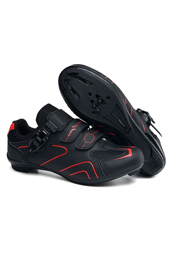 Professional Men‘s Cycling Shoes for Mountain Bike Racing - SPD Cleat Compatible Breathable Sport Sneakers for Outdoor Ridding