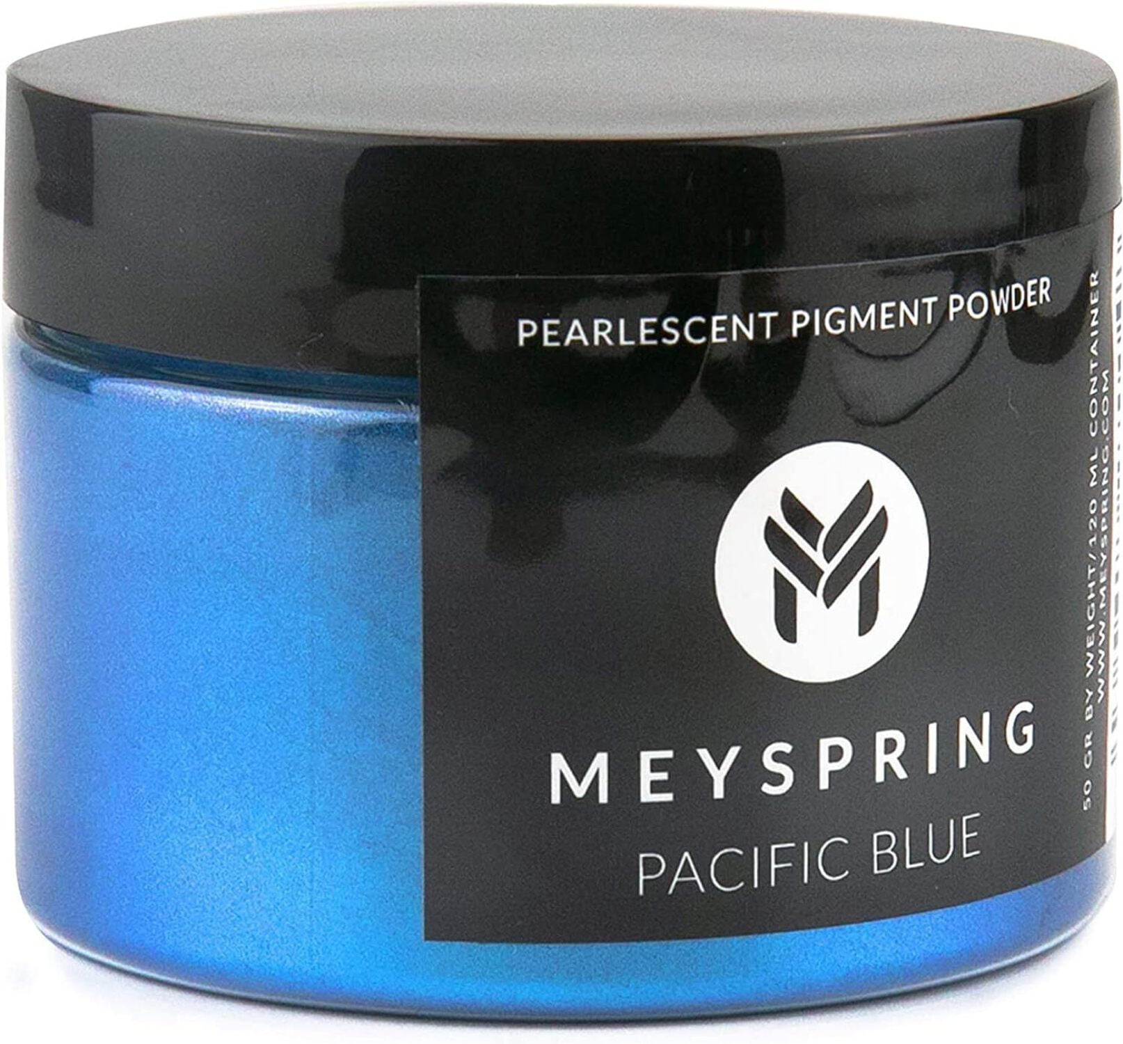 MEYSPRING 50 gm Pacific Blue Epoxy Resin Art Mica Pigment Powder