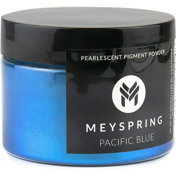 MEYSPRING 50 gm Pacific Blue Epoxy Resin Art Mica Pigment Powder