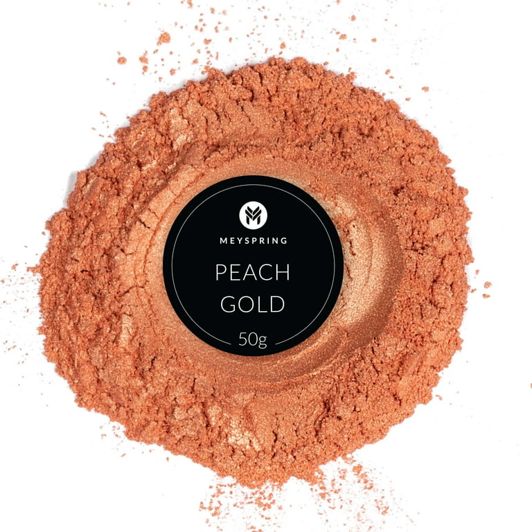  MEYSPRING Peach Gold Mica Powder for Epoxy Resin - 50
