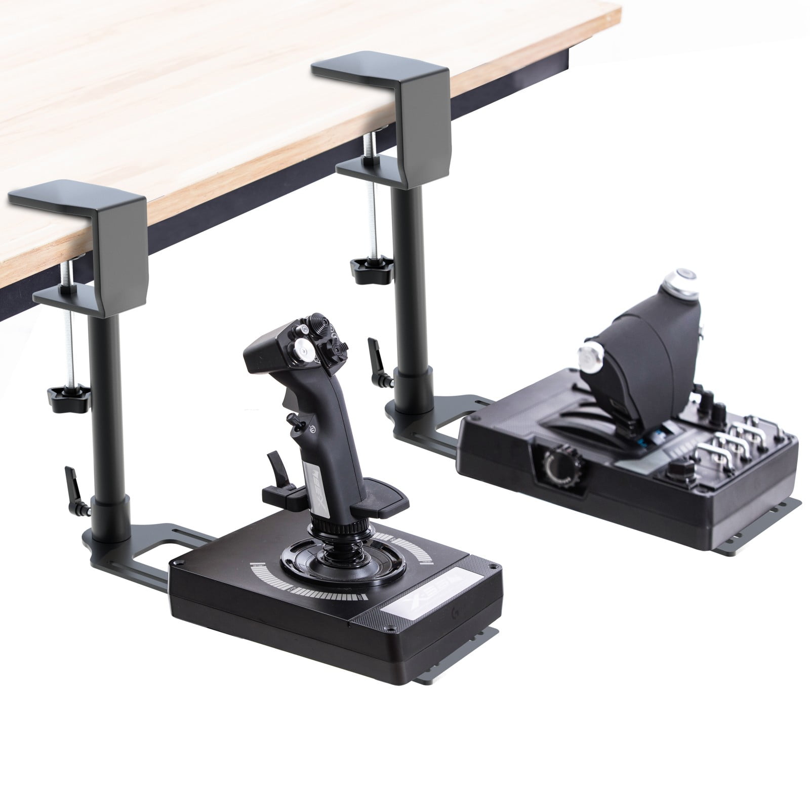 MEZA-2 sets of Hotas mount for X52 X55 X56 T16000M Thrustmaster Warthog WinWing Orion 2 VPC WarBRD VKB Gladiator and gunfighter