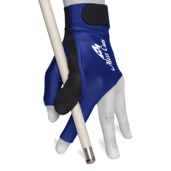 MEZZ Premium Billiard Glove - Fits either Hand (Navy, X-Small)