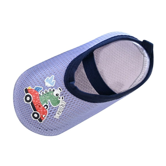 MEZZALL Animal Kids Boys Girls Socks Barefoot Aqua Shoes Socks Non- Floor Cartoon Pattern Mesh Sneakers Shoes Soft Toddler Footwear, Blue, 2-3 Years