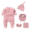 thumbnail image 1 of MEZZALL Baby Bodysuit One-Pieces O-Neck Onesie Romper Soft Outfits For Boys Girls 0-12 Months Comfortable Everyday Wear Toddler Dailywear Birthday / 1-3 month, 1 of 2
