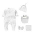 thumbnail image 1 of MEZZALL Baby Bodysuit One-Pieces O-Neck Onesie Romper Soft Outfits For Boys Girls 0-12 Months Comfortable Everyday Wear Toddler Dailywear Cute / 3-6 month, 1 of 2